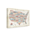 thumbnail image 2 of Trademark Fine Art 'US City Map' Canvas Art by Michael Mullan, 2 of 3