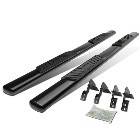 For 09-15 Dodge Ram DS/DJ Crew Cab 5" Oval Side Step Nerf Bar Running Board (Black) 10 11 12 13 14