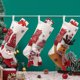 thumbnail image 4 of Kearding Bolsas de Navidad de dibujos animados en 3D, embalaje de regalo, calcetines de alce de muñeco de nieve, bolsa de Goodie de lana, colgante, Muñeco de nieve, 4 of 6