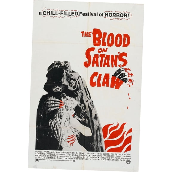 Z Posters Blood On Satans Claw Movie Poster 11inx17in Mini Poster 11x17 poster Color Category: Multi, Unframed, Ages: Adults