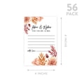 thumbnail image 5 of Koyal Wholesale Autumn Dried Florals Wedding Advice & Well Wishes Guest Book Cards for Bride and Groom, 56 Pack, 5 of 5