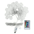 thumbnail image 3 of Heaveant LED String Lights, 5m 50LED RGB+WW Remote Control Ball Light Waterproof Decorative Lamp for Outdoor Christmas Wedding Lighting Decoration, 3 of 8