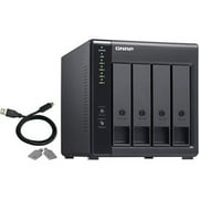 QNAP TR-004-US 4 Bay Type-C Direct Attached Storage DAS Expansion with Hardware RAID (Diskless)