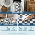 thumbnail image 4 of Garvee 10'x13' Checkered Area Rug Farmhouse Washable Rug, Soft Non-Slip Rugs Stain-Resistant Geometric Indoor Carpet for Living Room Bedroom Playroom, Blue, 4 of 8