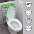 thumbnail image 4 of HELLHERO Toilet Lid Cover Little Dog Clover 2 Pieces Soft for Bathroom Home Fits All Toilet Shapes Toilet Cover Set, 4 of 8