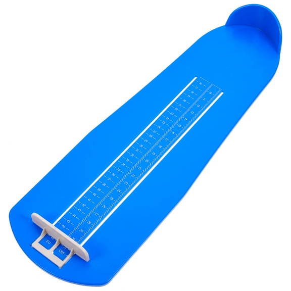 FUEENIRVA Foot Measuring Ruler Blue ABS Shoe Sizer for Home Use Durable and Safe