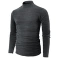 thumbnail image 1 of H2H Men's Casual Slim Fit Basic Tops Knitted Thermal Turtleneck Pullover Sweater (KMTTL0412), 1 of 6