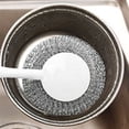 thumbnail image 3 of Steel Wire  Ball for Pots Pans Dishes, Long Handle, Easily Remove Oil Stains, Hangable Design, Multi Functional, 3 of 7