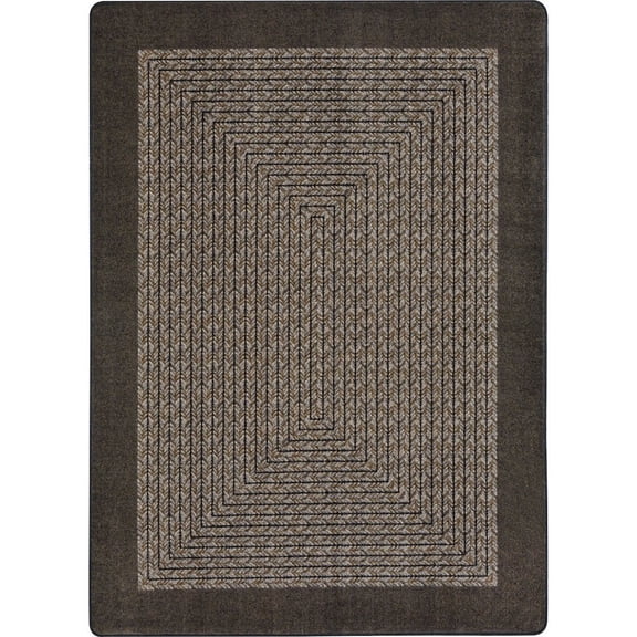 Joy Carpet Like Home Chocolate 5'4" x 7'8"