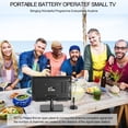 thumbnail image 3 of Feihe 14 Inch Small TV - HD Kitchen TV with ATSC Tuner, HDMI/USB/VGA, Built-in Stand and Remote Control, Suitable for RV, Camping, and Offices(No Sma, 3 of 9