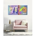 thumbnail image 3 of HFDF Office Artwork Wall Decor 100 Dollar Money Wall Art Giclee Canvas Patgs Prts Men Canvas Artwork Abstract Creative 100 Bill Art Prt for Livg Room Bedroom Decor Easy to Hang- 14x11inch Framed, 3 of 6