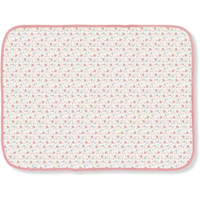 221G-1-BR Girls Pink & White Thermal Receiving Blanket - Birdies Print ...