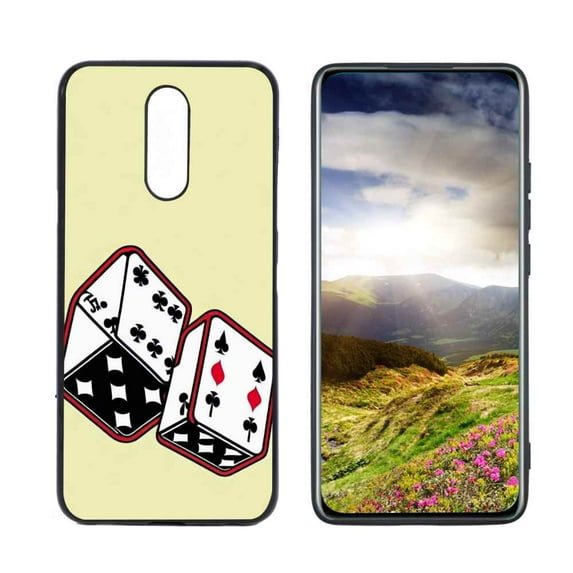Cards-Casino-16 Phone Case, Degined for LG Xpression Plus 2 Case Men Women, Flexible Silicone Shockproof Case for LG Xpression Plus 2