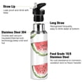 thumbnail image 3 of Yayeee 33oz Insulated Water Bottle Double Wall Stainless Steel with Flip Straw Lid, Watermelon Pattern, 3 of 7