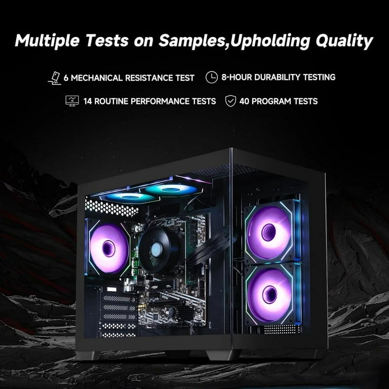 Zhic Gaming Desktop PC, AMD Ryzen 5 5700G, 32GB DDR5 Ram, 1TB M.2