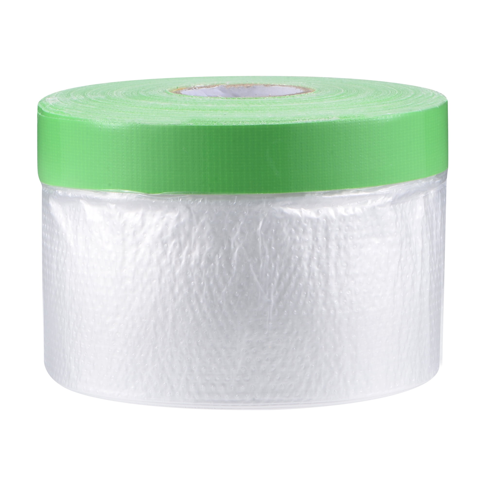 Uxcell Pre-Taped Masking Film, 21.6 in x 82 Ft, with High-Tack Painters Tape for Painting Protection