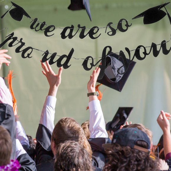 Moluckfu 2Jgo Banner Decorativo Graduación Para Fiesta Ambiente Alegre Y 2023
