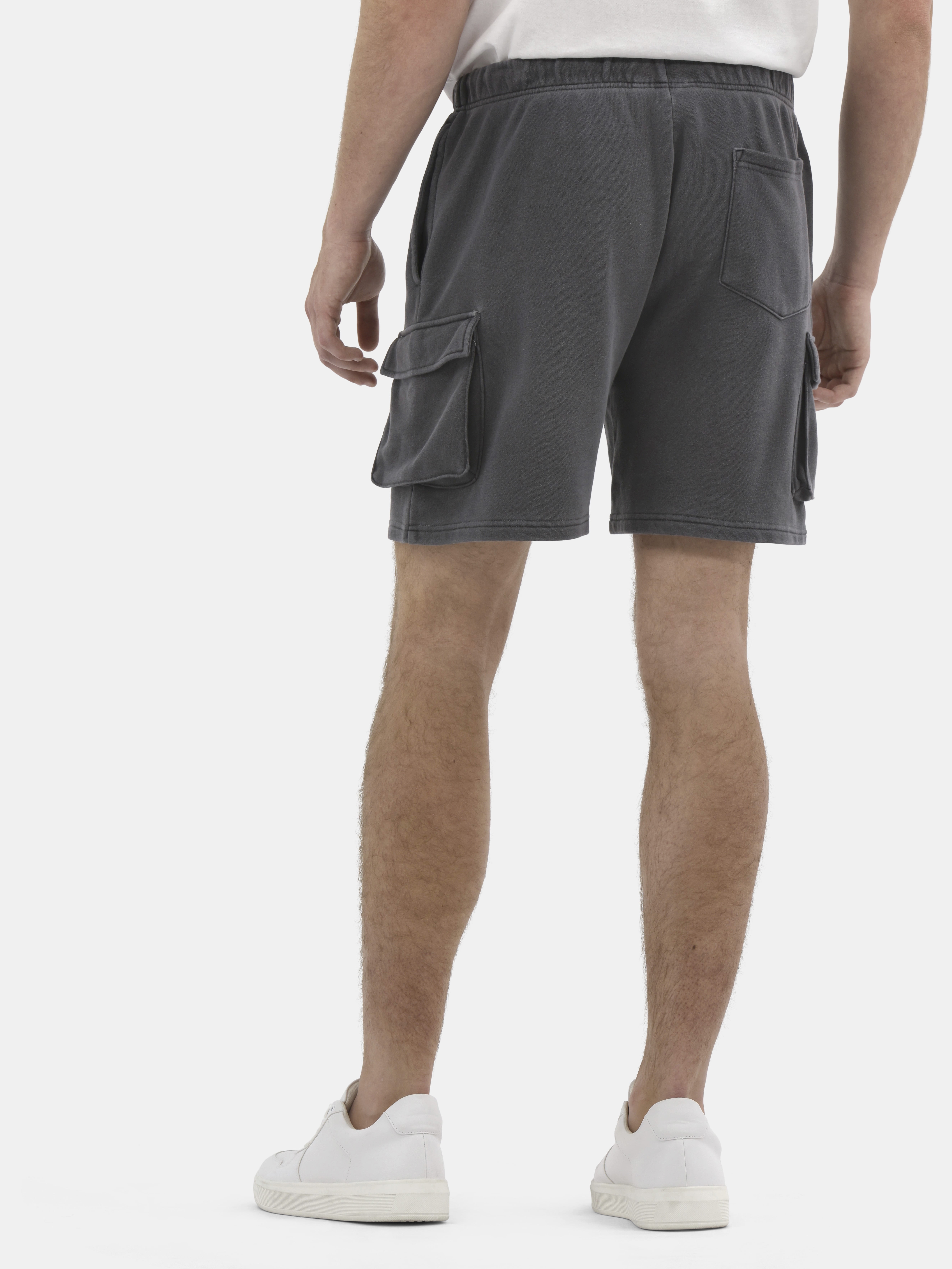 No Boundaries All Gender Soft Fleece Utility Cargo Shorts, Men's Sizes XS-5XL