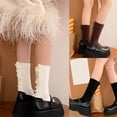 thumbnail image 5 of Women LolitasSocks Sweet Boot Socks Ruffle Frilly Ankle Dress Socks Sweet JK Uniform Calf Socks Princess Socks, 5 of 19