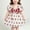 Red, variant on Teylalorva Girls Midi Dress, Cute Graphic Short Sleeve Summer Ruffles Casual Party Sundress Red Size 2