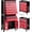 Red, variant on 4-Drawer Portable Tool Box with Lock, Multifunctional Countertop & Stackable Design, Includes Drawer Liner, Connects with 5&7-Drawer Chests