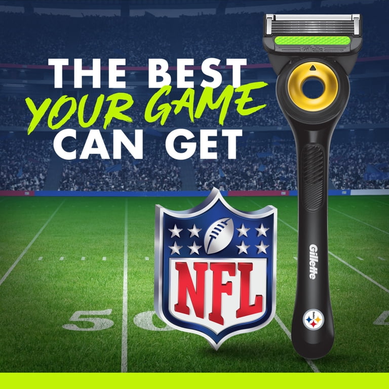 Gillette Labs Official Steelers Licensed Razor for Men, 1 Handle