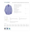 thumbnail image 2 of S654 Gingham Men's Easy Care Shirt - Green/ Aqua - 4X-Large, 2 of 2
