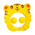 thumbnail image 3 of Xuanheng Bonnet de Douche pour Enfants Ajustable en EVA Réutilisable Imperméable Mignon avec Couvre-Oreilles Chapeau de Shampoing Visière de Bain pour Voyage Intérieur Garçons Enfants Jaune, 3 of 8