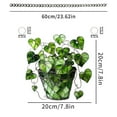 thumbnail image 3 of JilgTeok 5 Pcs Acrylic Potted Suncatcher Window Hanging Ornaments Green Plant Window Suncatcher Handcrafted Faux Plant Home Wall Decor for Plant Lovers Home Indoor Outdoor Decor, 3 of 7