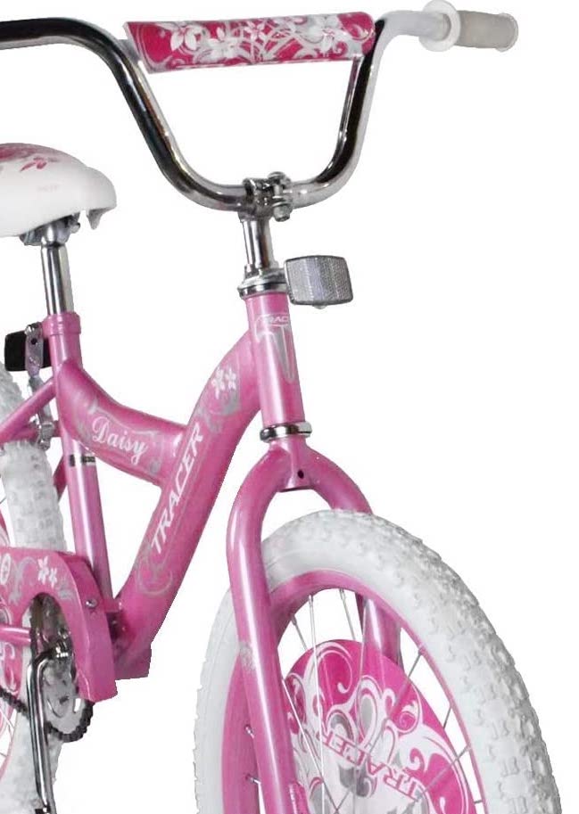 WonderWheels 20" BMX S-Type Frame Bicycle Coaster Brake One Piece Crank Chrome Rims Black Tire Kid's Bike - Pink