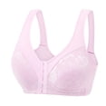 thumbnail image 1 of Pisexur Women's Plus Size Bra Post-Surgery Posture Corrector Racerback Postoperative Bra -Front Closure Adjustable Straps Wirefree Support, 1 of 3