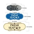 thumbnail image 5 of Designer Fresh Seafood Sign (Black) - Small, 5 of 5