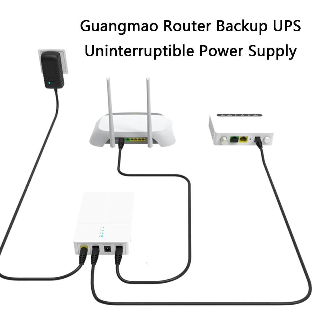 WE-POLUJ Mini DCUPS Battery Backup Uninterruptible Power Supply For Modem Wifi Routers