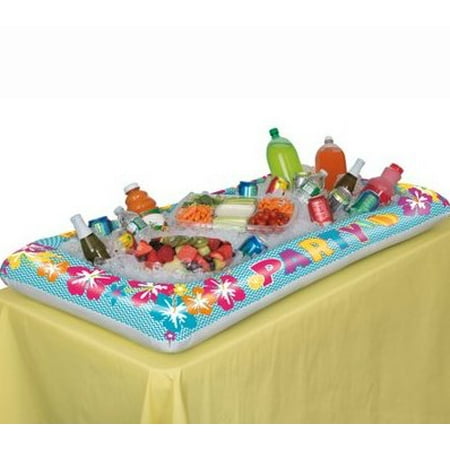 Summer Party Inflatable Buffet Cooler, 52 x 28 in