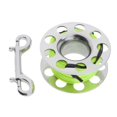 thumbnail image 1 of Buceo Buceo Dedo Bobina Carrete Línea de 98 pies Clip de doble extremo Verde Sunnimix Carretes de buceo, 1 of 5