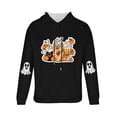 thumbnail image 3 of Blusa con capucha de manga larga para hombre, moda para el Día de Todos los Santos, estampado de fantasmas, sudadera con capucha y cordón para el tiempo libre, sudadera con capucha para hombre, blusa, 3 of 3
