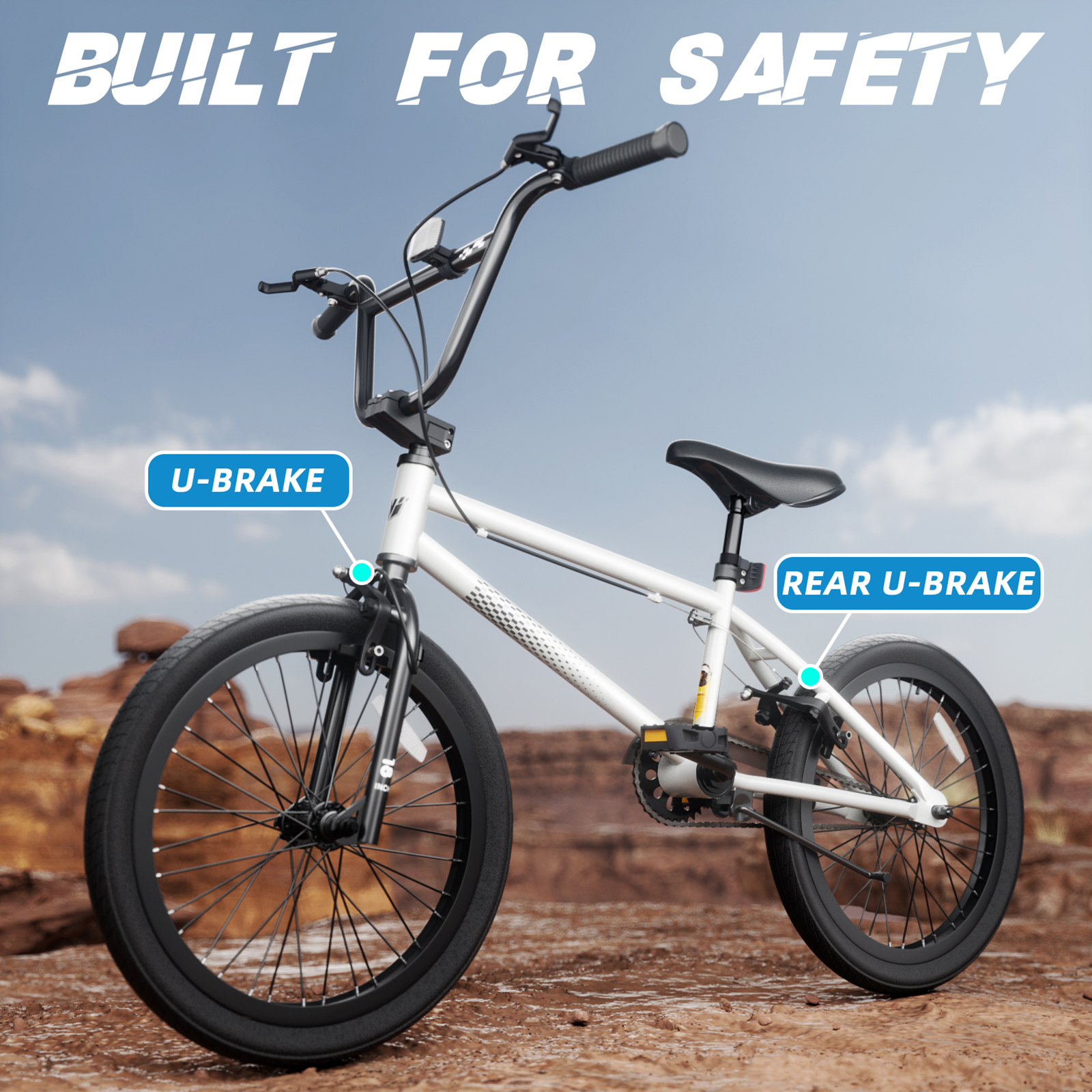 Korimefa 18 Inch BMX Bike for Kids Ages 5-9 photo 3