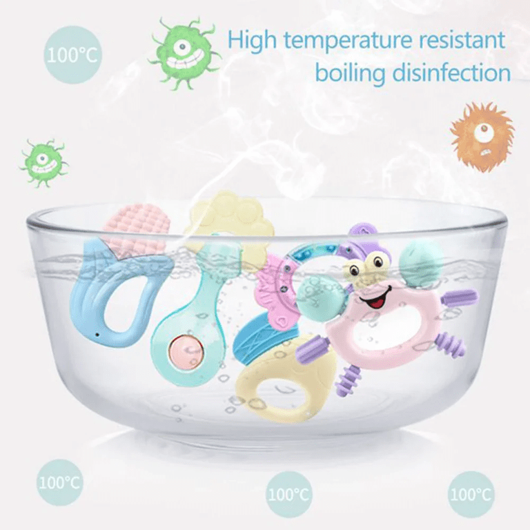 VONGEM Baby Rattles & Teethers, 14-Piece Set With Case photo 7