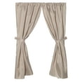 thumbnail image 1 of BetterBath Fabric Window Curtain with Tie-Backs (34" x 54") - Taupe, 1 of 2