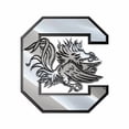 thumbnail image 2 of ProMark NCAA South Carolina Metal Emblem, One Size, One Color, Chrome (MEU058), 2 of 4