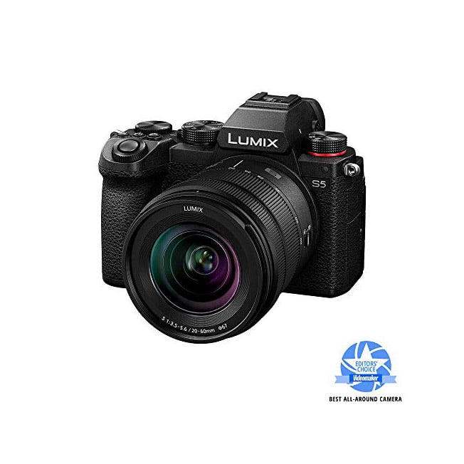 Panasonic LUMIX S5 Full Frame Mirrorless Camera, 4K 60P Video