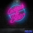 thumbnail image 3 of Handmadetneonsign Cocktails And Beer Neon Sign, Cocktail Beer Led Sign, Cocktails Bar Wall Art, Drink Bar Pub Wall Decor 77210, 3 of 5