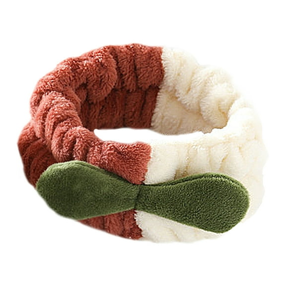 HONMEET Plush Makeup Headband for Washing Face Lightweight Comfortable Spa Hair Band