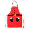 thumbnail image 3 of Christmas Apron Santa- for Merry Christmas Cooking Family- Party-, C Green, 3 of 5