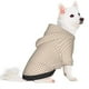 thumbnail image 2 of Fotbe Brown Gingham Sudadera con Estampado para Perros Pequeños – Suéter con Capucha para Mascotas, Tela Suave de Forro Polar con Bolsillo-Small, 2 of 7