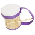 thumbnail image 1 of LOLIPPYY 1 Set Drums Sheepskin Purple for Kindergarten Students, 1 of 8