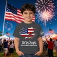 thumbnail image 2 of lnmuld Boys Patriotic Graphic Tee for Independence Day Celebration Kids Casual Print Tops Size:6-7 Years, 2 of 4