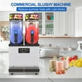 thumbnail image 2 of Commercial Slushie Machine - 1000W 30L Tanks Commercial 110V Slushy Maker Machine 304 Stainless Steel Margarita Machines Efficient Cooling The Ideal Slushie Machine for Bars Cafes Restaurants, 2 of 7