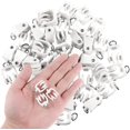 thumbnail image 5 of Ceiling Curtain Track Flexible Bendable Curtain Track Rollers Plastic Drapery Rail Sliding Glider For Windows Shower Curtain Tracks (30pcs), 5 of 5