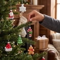 thumbnail image 3 of 2026 Christmas Home Party Decoration Santa Claus Snowman Glass Pendant Christmas Tree Decoration Scene Arrangement Christmas Celebration Party Supplies, 3 of 5